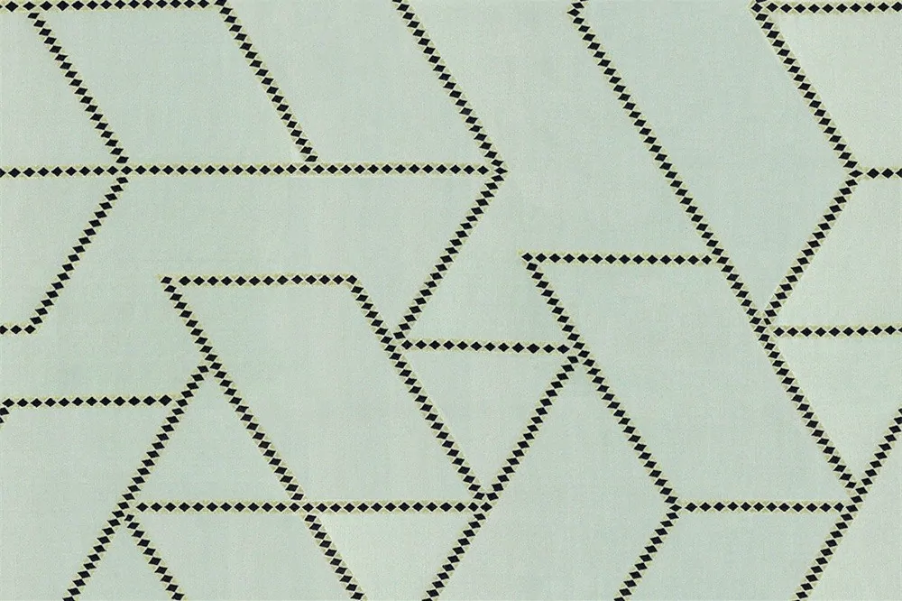 Vamia — Geometrik Hat Desenli Perdelik Kumaş