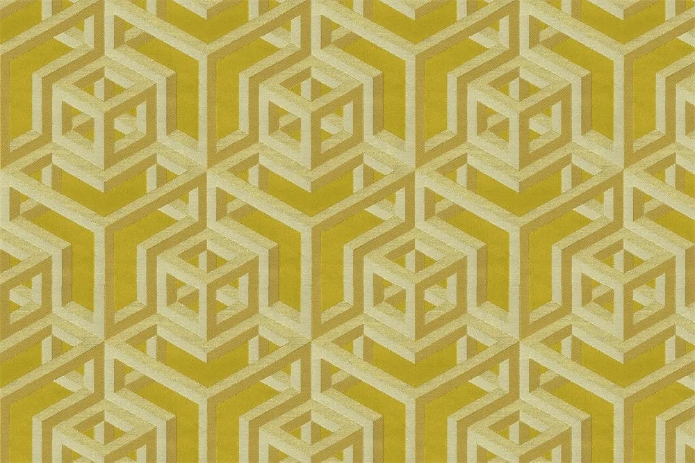 Gania — Optik Geometrik Desenli Perdelik Kumaş