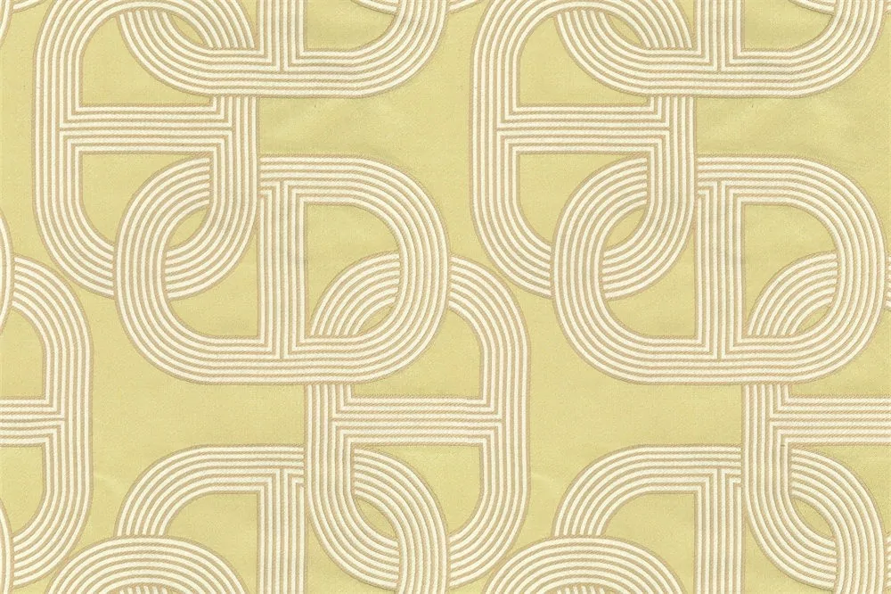Basma — Retro Geometrik Desenli Perdelik Kumaş