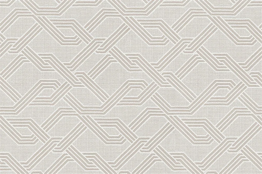 Para — Geçmeli Geometrik Desenli Perdelik Kumaş