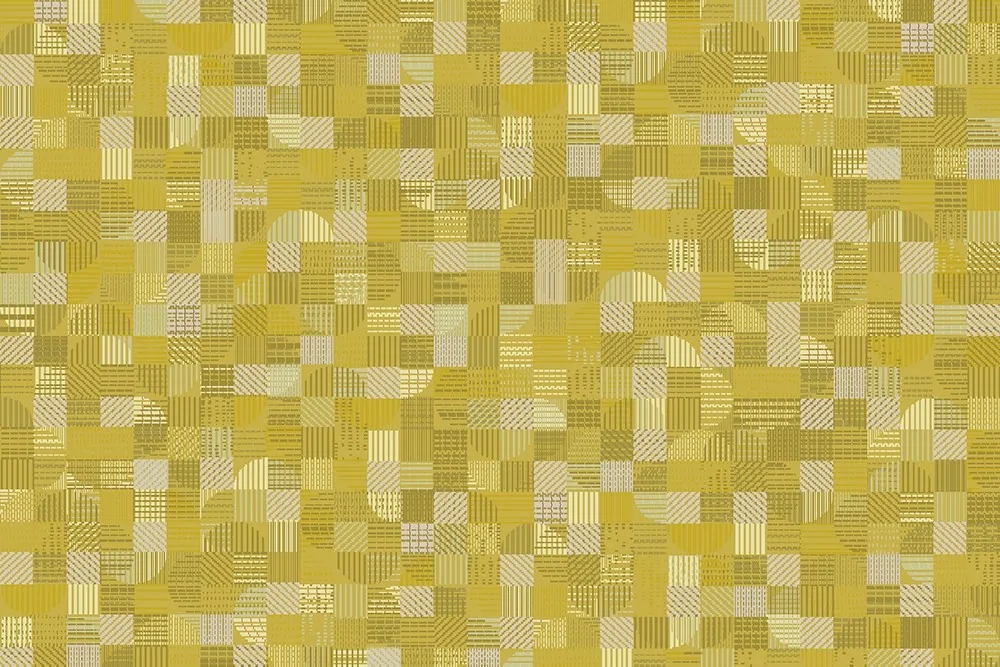 Balira — Geometrik Kare Desenli Perdelik Kumaş