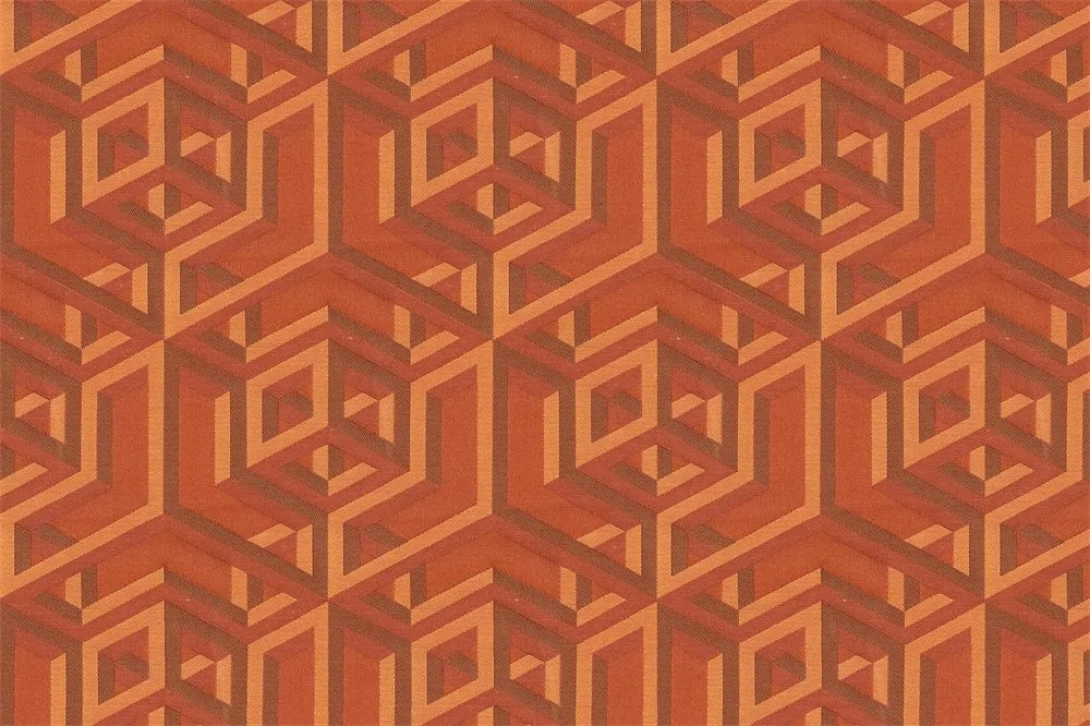 Gania — Optik Geometrik Desenli Perdelik Kumaş