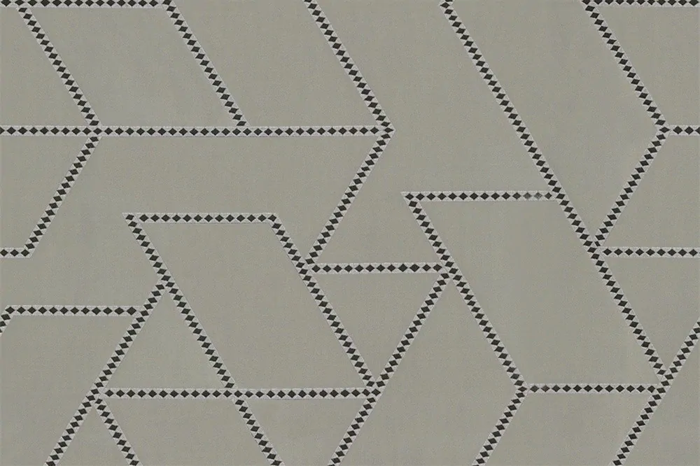 Vamia — Geometrik Hat Desenli Perdelik Kumaş