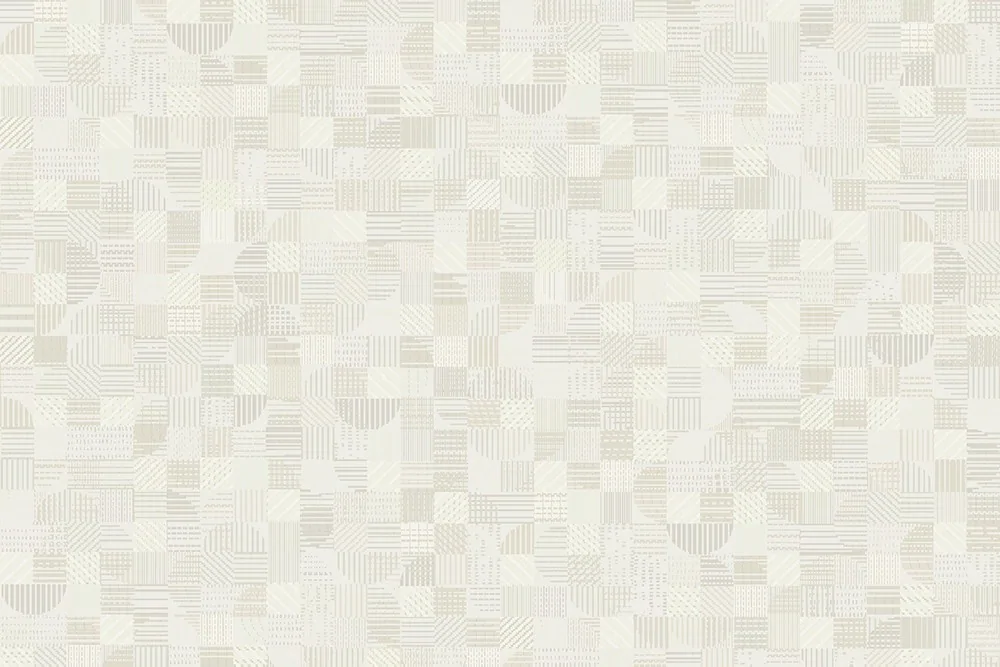 Balira — Geometrik Kare Desenli Perdelik Kumaş
