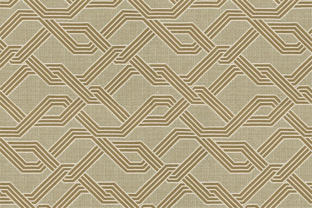 Para — Geçmeli Geometrik Desenli Perdelik Kumaş
