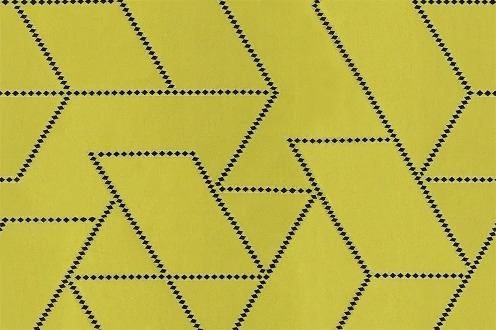 Vamia — Geometrik Hat Desenli Perdelik Kumaş