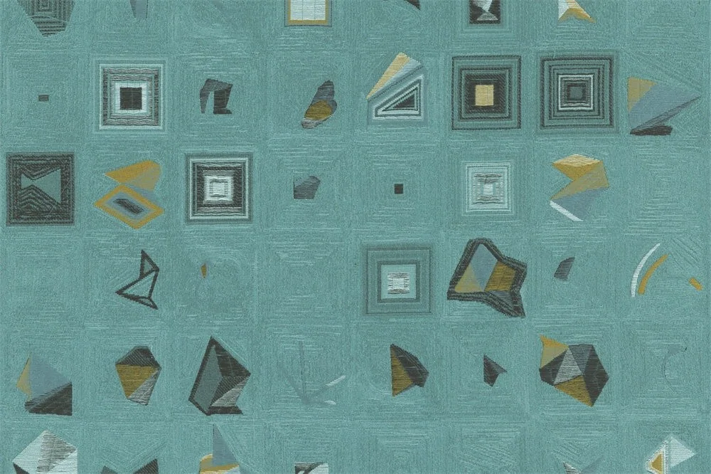 Ulena — Geometrik Motifli Perdelik Kumaş