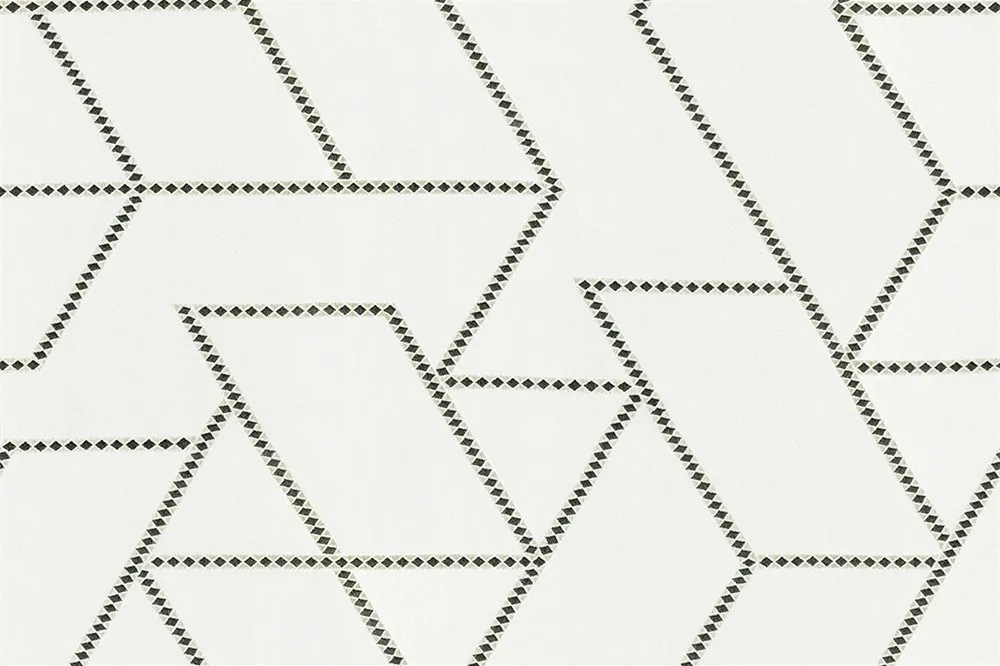 Vamia — Geometrik Hat Desenli Perdelik Kumaş