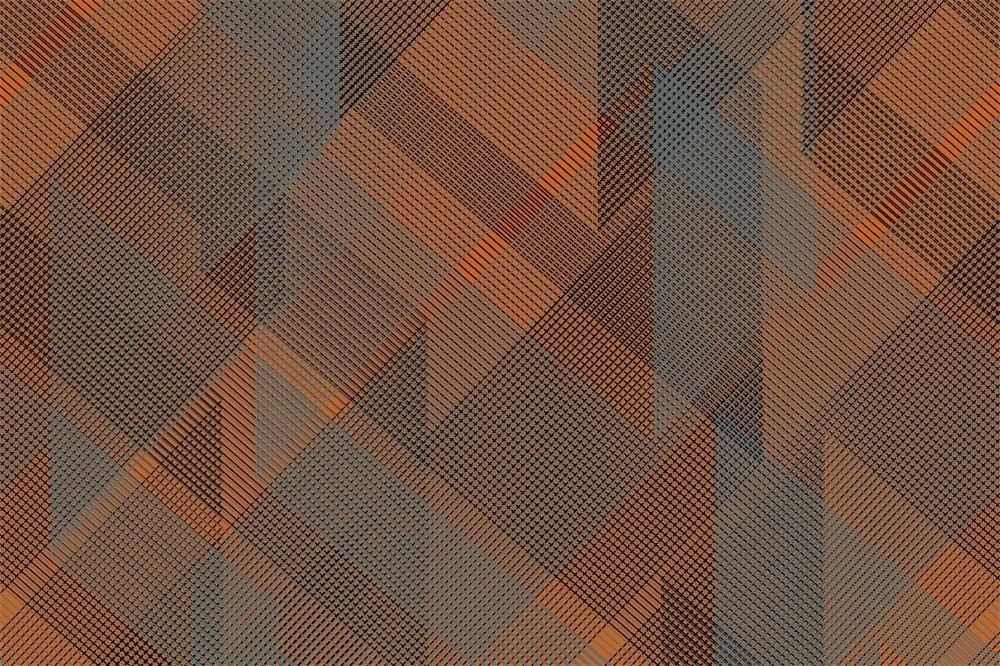 Fara — Kafes Dokulu Geometrik Perdelik Kumaş