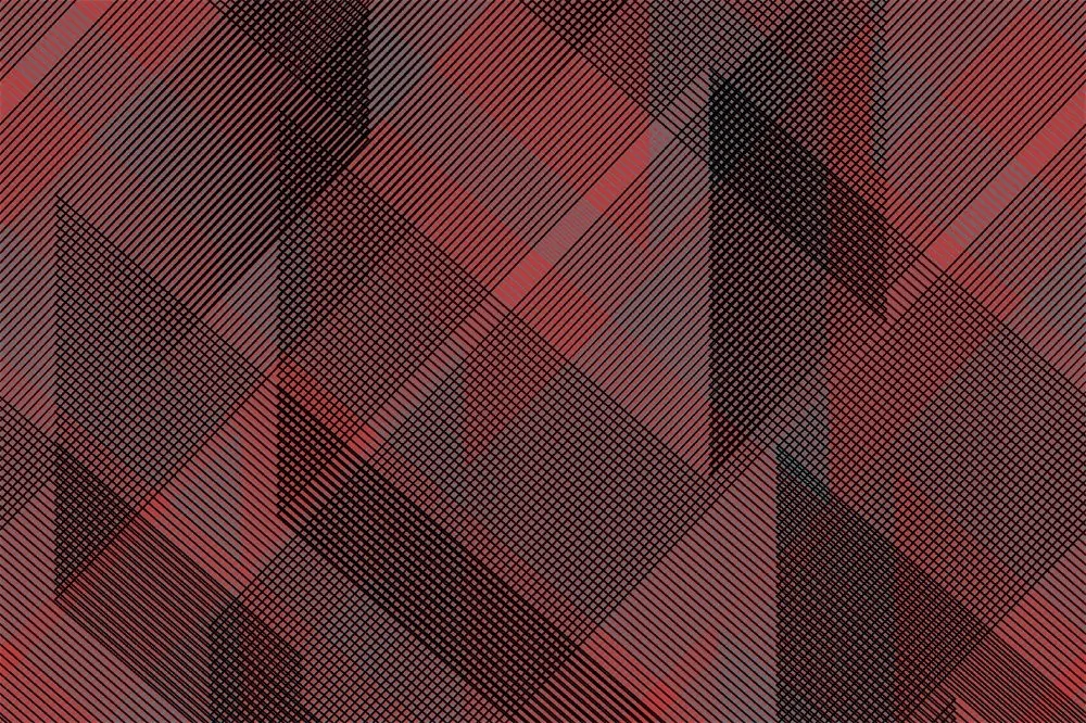 Fara — Kafes Dokulu Geometrik Perdelik Kumaş